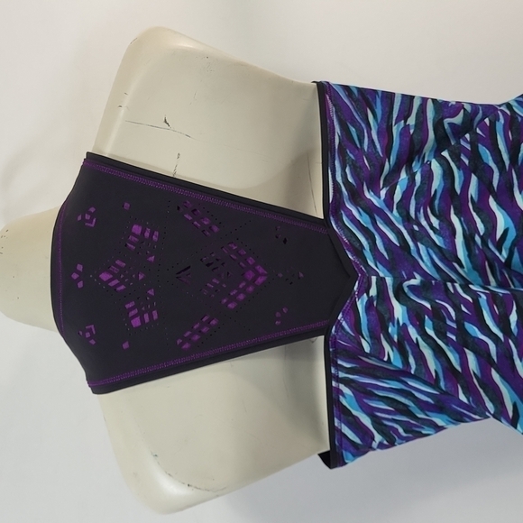 Ivivva Blue & Purple Patterned Tank Top - Picture 5 of 6